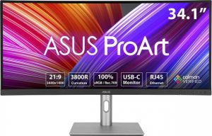 Монитор ASUS ProArt PA34VCNV с 34,1-дюймовым изогнутым IPS-дисплеем стоит $529