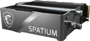 SSD MSI Spatium M580 Frozr со скоростью до 14,6 Гбайт/с оснащаются огромным радиатором